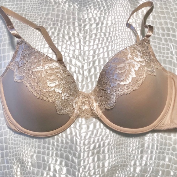 New Maidenform Nude Lace Push Up Bra 36B - Picture 2 of 7